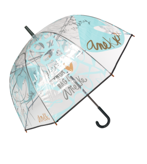 Чадър с извита дръжка Anekke, асорти