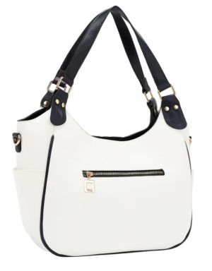 Чанта Nikky 31х23х11cm, БЯЛ