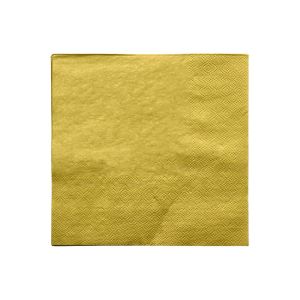 Салфетки Festa, златисти, 12 броя