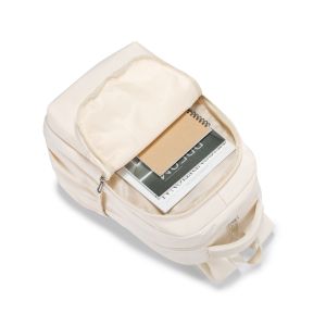 Раница Kingsons Vibe, ученическа, бежова