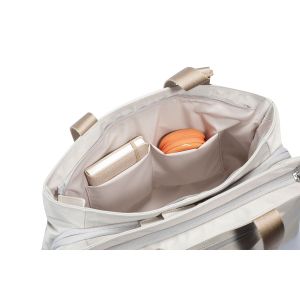 Чанта за лаптоп Kingsons Aura, дамска, 15.6'', бежова