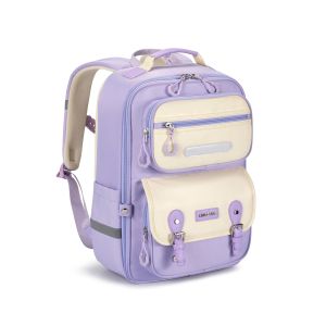 Раница Kingsons Safeback Junior, ученическа, лилава