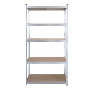 Стелаж RFG, метален, с 5 рафта, 900 х 300 х 2460 mm, MDF, до 200 kg