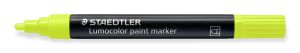 Маркер Staedtler Lumocolor Paint 349, акрилен, НЕОНЖЪЛТ