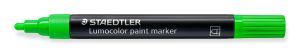 Маркер Staedtler Lumocolor Paint 349, акрилен, НЕОНЗЕЛЕН