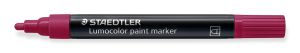 Маркер Staedtler Lumocolor Paint 349, акрилен, СВЧЕРВЕН