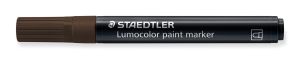 Маркер Staedtler Lumocolor Paint 349, акрилен, ТЪМНО КАФЯВ