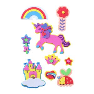 3D стикери от пяна Junior, еднорог