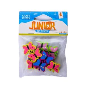 Пеперуди за декорация Junior, дървени, 12 броя