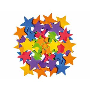 Звезди от пяна за декорация Junior, 80 броя