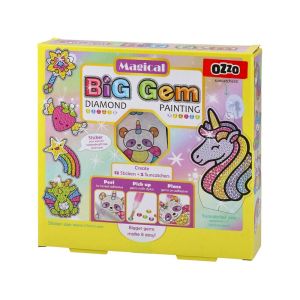 Стикери за рисуване с мъниста Ozzo, еднорог