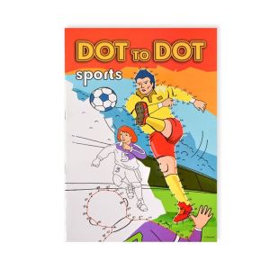 Книжка за свързване на точки и оцветяване Festa, А4, асорти