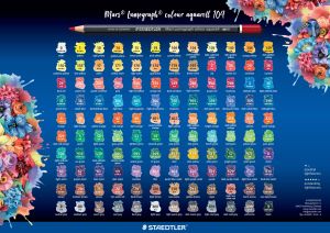 Цветен молив Staedtler Mars Lum. Aquarell 104, ЗЕЛЕН 519