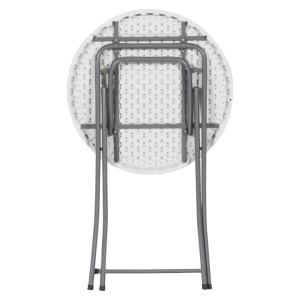 Сгъваемa кетъринг бар маса Carmen 9938 - бяла