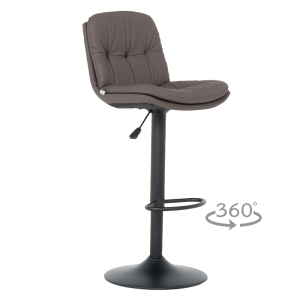 Бар стол CASCADE - тъмнокафяв