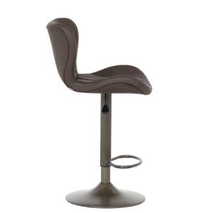 Бар стол DALVEY - тъмнокафяв