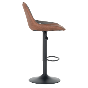 Бар стол GROVE - червен-кафяв