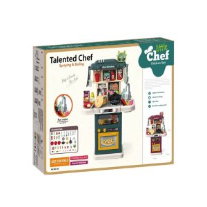 Кухня за игра Ozzo, с аксесоари, 46 х 9 х 60 cm