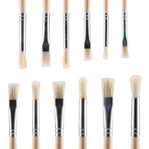 Четки за рисуване Standart Pop Brush, естествен косъм, в кутия, 12 броя