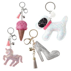 Ключодържател Takk KR20, с камъчета, асорти, 1 брой