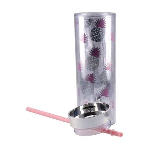 Бутилка Takk Style Trend, със сламка, 470 ml, асорти