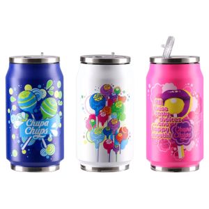 Бутилка-кенче Best Buy Fizzcan, Chupa Chups, 320 ml, асорти, 1 брой