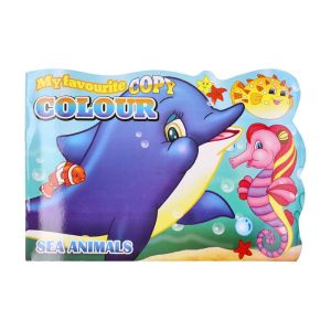 Книжка за оцветяване Festa, весели форми, А4, асорти