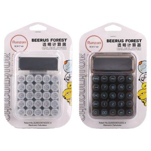 Калкулатор Statovac Cubitos 20, 10-разряден, прозрачен, асорти, 1 брой