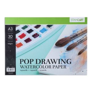 Пад за рисуване Standart Pop Drawing, A3, 135 g/m2, 30 листа