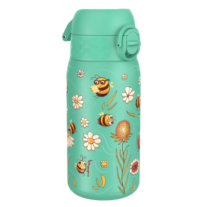 Термо бутилка за вода Ion8 Print, метална, 320ml, Bees