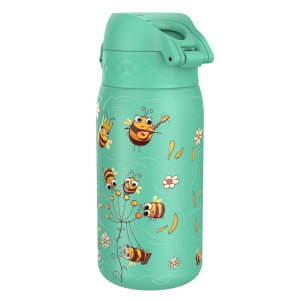 Термо бутилка за вода Ion8 Print, метална, 320ml, Bees