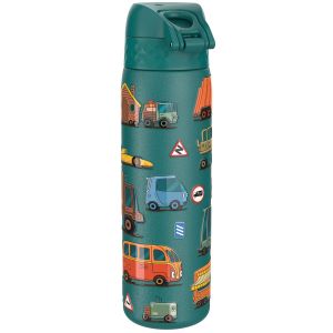 Бутилка за вода Ion8 Print, метална, 600ml, ПРЕВОЗНИ СРЕДСТВА