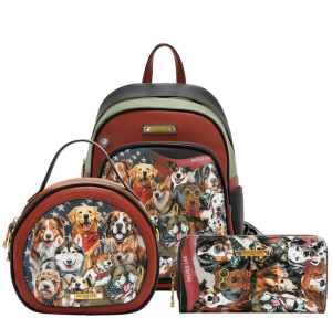 Комплект 2 чанти и портфейл Nicole Lee, Best smile