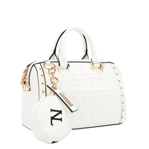 Чанта Nicole Lee, 22.2x7.6x11.4 cm, бяла