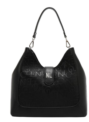 Чанта Nicole Lee, 22.9x12.7x20.3 cm, черна