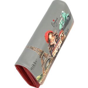 Портфейл Nikky, 19x10x4 cm, Eiffel dreams