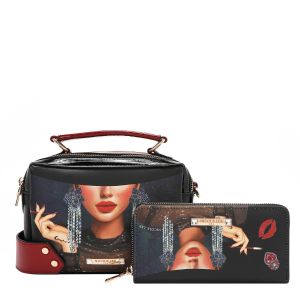 Комплект 2 чанти и портфейл Nicole Lee Samantha