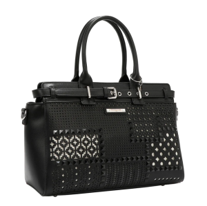 Чанта Nicole Lee, 41x25x15 cm, черна