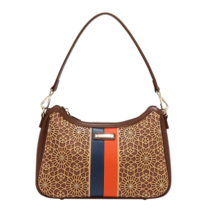 Чанта Nicole Lee, 32x22x8.5 cm, кафява