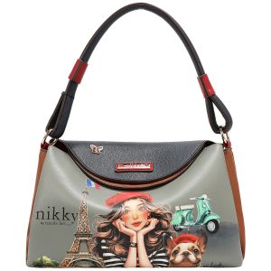 Чанта Nikky 30x17x12cm, Eiffel Dreams
