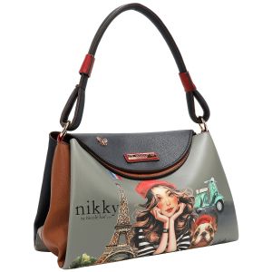 Чанта Nikky 30x17x12cm, Eiffel Dreams