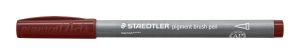 Флумастер Staedtler Pigment Brush 371, КЕСТЕНЯВ