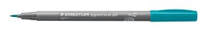 Флумастер Staedtler Pigment Brush 371, СИНЬОЗЕЛ