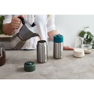 Термочаша Black+Blum, заключваща се, 340 ml, тъмнозелена