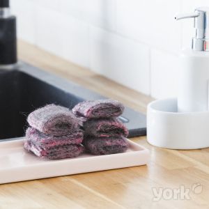 Домакинска тел за съдове York, със сапун, 6 броя