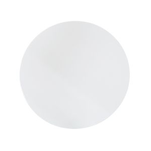 RFG Ниска маса Erika H, 52 x 52 x 42 cm, плот бял и черни метални крака, сглобена мостра