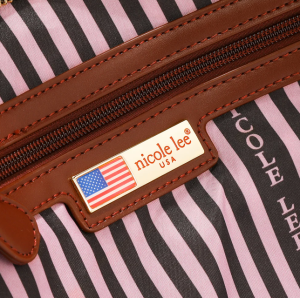 Чанта Nicole Lee, 24.5x20x10.5 cm, тъмнозелена