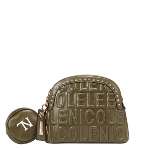 Чанта Nicole Lee, 24.5x20x10.5 cm, тъмнозелена