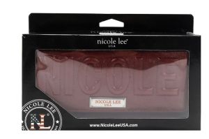 Портфейл Nicole Lee, 19x10x3.5 cm, БОРДО