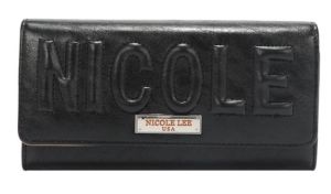 Портфейл Nicole Lee, 19x10x3.5 cm, ЧЕРЕН